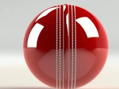 Cricket Ball Free 3D model