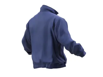Sport jacket Low-poly 3D model