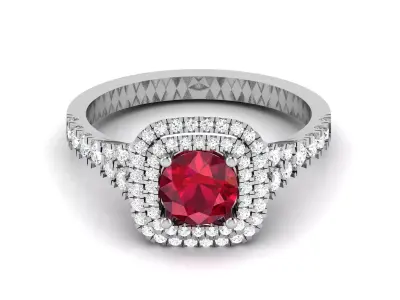 Engagement Wedding Ring 3dm Render Detail  3D print model purchase