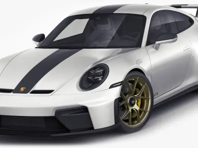 Porsche 911 GT3 Weissach 2025 3D model