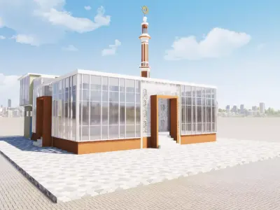 Mosque Konsultan Properti Indonesia 1 3D model