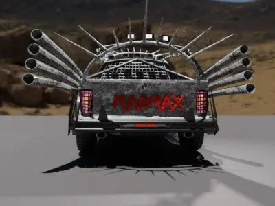 madmax car 3D model