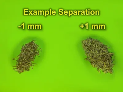 3D Print Ready Sieve Set for 1 - 30 mm Particle Size Range 3D print model