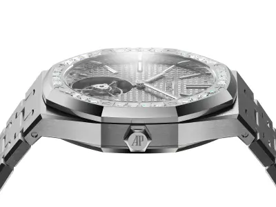 Audemars Piguet Royal Oak Flying Tourbillon White gold Diamonds 3D model