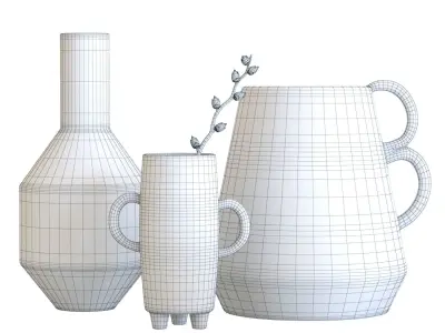 Crate and Barrel Lyman Fremont and Caldwell 3D model