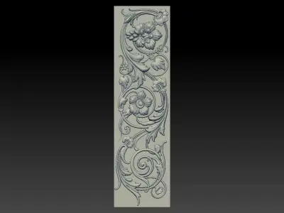 3D FLORAL DESIGN  3D model