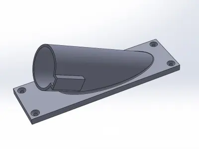 J1772 Plug-In Hybrid Car Charger Wall Mount 3D print model