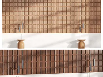 Decorative wall panel N1 3D model purchase