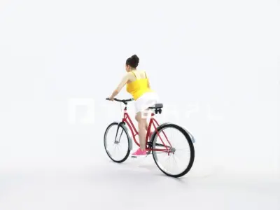 Dream 01A bicycle bike Sports Woman Low-poly 3D model