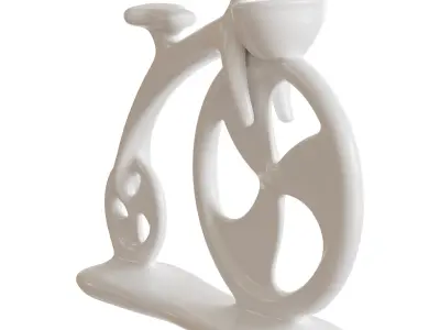 Abstract Bike Sculpture 3D model