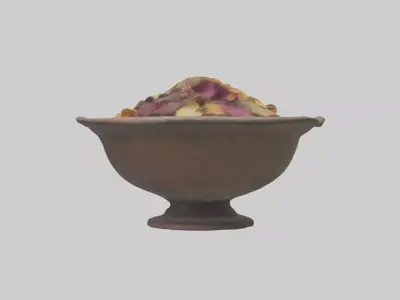 Potpourri Bowl model Low-poly 3D model