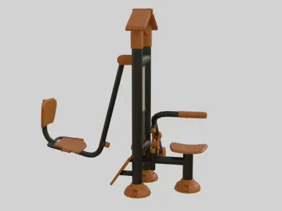Playground Sport Equipment - 01 3D model