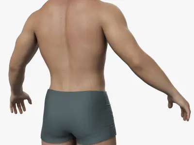CUSTOM MALE HEAD - BODY MESH FOR METAHUMAN UNREAL ENGINE 5 READY 3D model