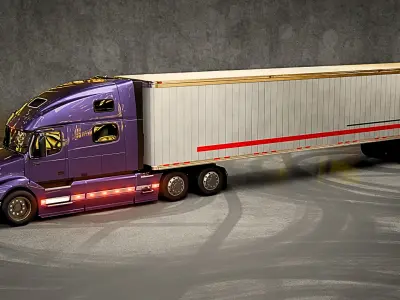 Volvo VNL Rigged 3D model