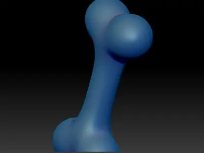 Decorative Dog Bone STL 3D Printing Model High-Polygon Free 3D print model