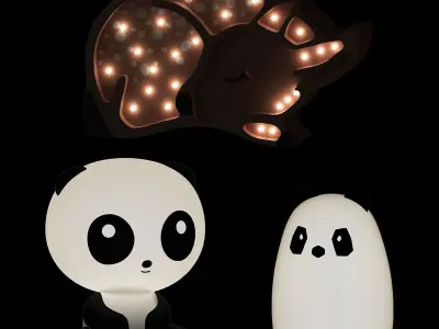 children decor set 03 3D model