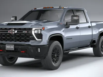 Chevrolet Silverado HD ZR2 CG 2024 3D model