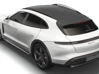 Porsche Taycan 4 Cross Turismo 2022 3D model