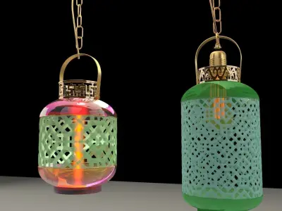 Chinese palace lantern  3D model