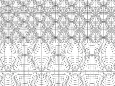 Gypsum 3D panel - Circular wave low poly 3d model Low-poly 3D model