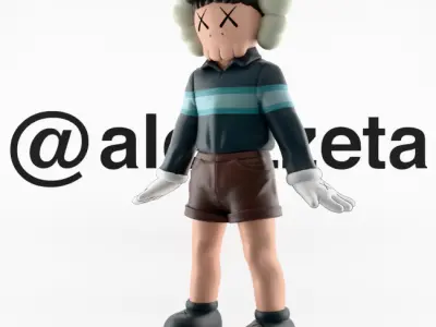 Kaws CHUL SU Squid Game Season 3 Textured Low-poly 3D model