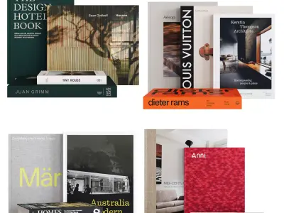 Set of Books 03 3D model