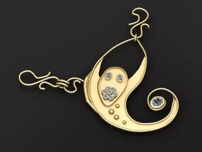 jewelry model abstract  3D print model