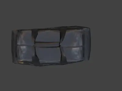 Sport bag Low-poly 3D model buy