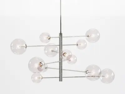 Argento L Pendant Lamp Free 3D model