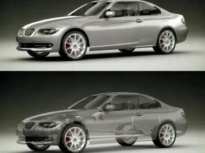 Sport Coupe Car 3D model