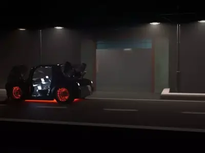 car cartoon 3D model