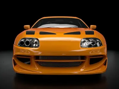 toyota supra mk4 tuning 3D model