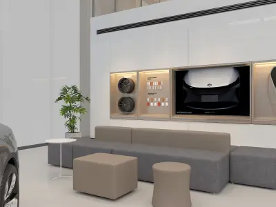 car dealership 3D model