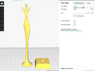 Sculpture Grace P 3D print model