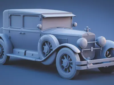 Cadillac vintage car 3D print model
