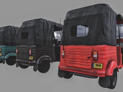 Tuk Tuk Rickshaw   3D model