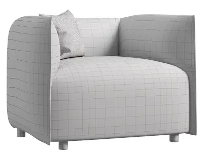  Mia Armchair By Mdf Italia 3D model