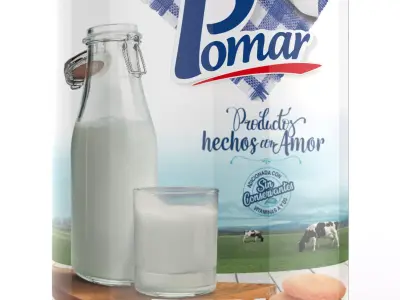 LATA DE LECHE EL POMAR 3D model