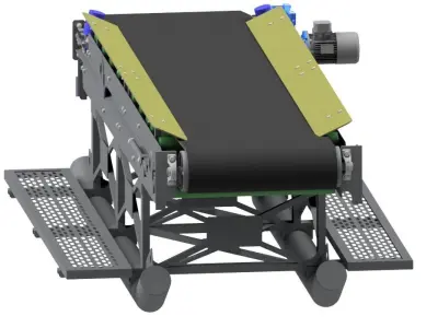 conveyor belt machine 3D print model