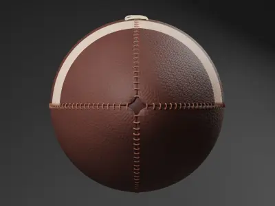 American Football Free 3D model