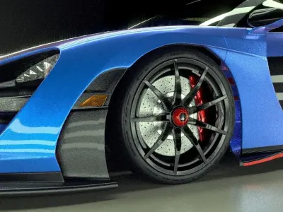 Mclaren - senna 3D model