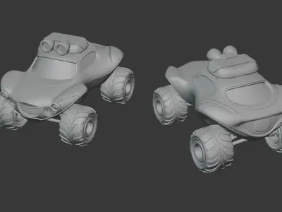 Car for 3D Printing Free 3D print model