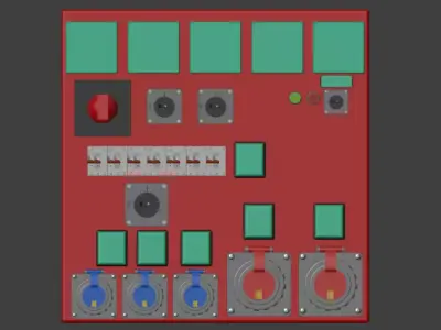 Stromaggregat 3D model