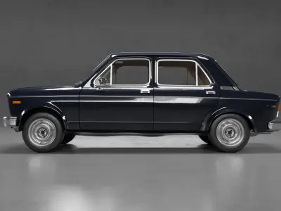 Fiat 128 1976 3D Model 3D model