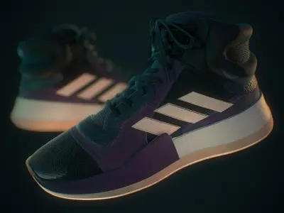 Adidas Marquee Boost Low-poly 3D model
