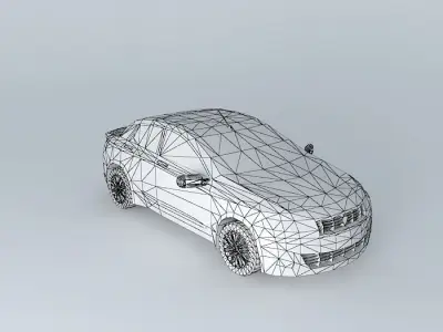 Proton Saga FL 2013 Concept 1 3 Premium Free 3D model