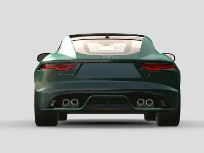 Jaguar F-Typer R 2021 3D model