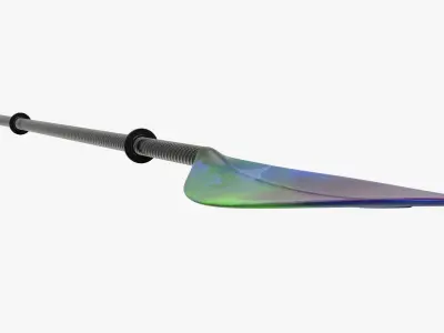 Paddle kayak  3D model