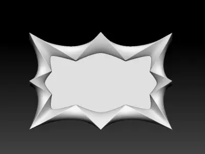 Star Photo Frame 3D print model