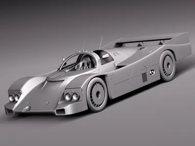Porsche 962 1984-1991 3D model